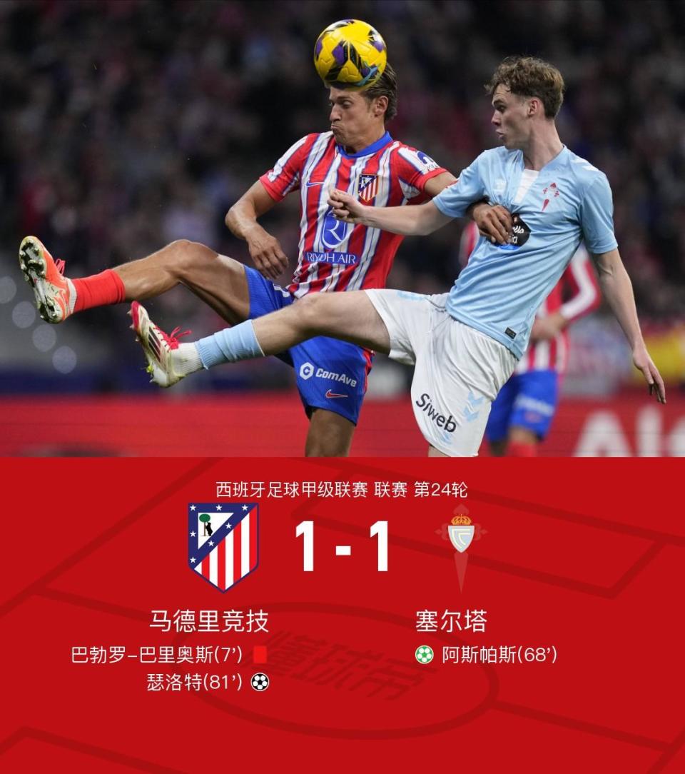 阿斯帕斯梅开二度助塞尔塔获胜 阿斯帕斯梅开二度助塞尔塔获胜